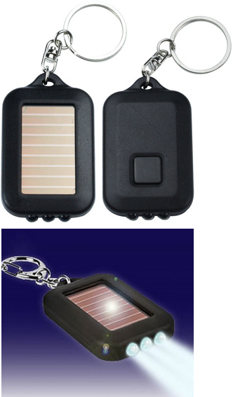 Chaveiro Mini Lanterna Recarregável a Energia Solar