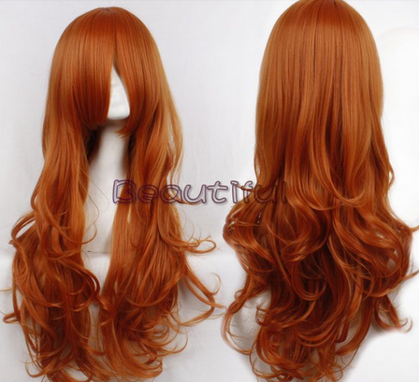 Wig Vermelho Longo 1