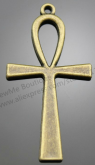 Pingente Cruz Egípcia, Ankh, Ansata Envelhecida