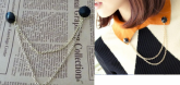 Broche Pedras Pretas