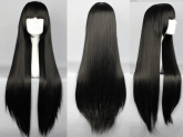 Wig Preto Longo 1