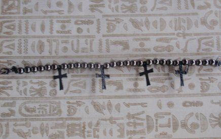 Pulseira Cruzes Negras