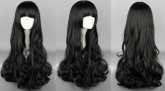 Wig Preto Médio 1