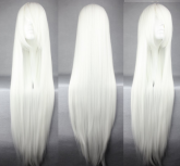 Wig Branco/Cinza Longo 3