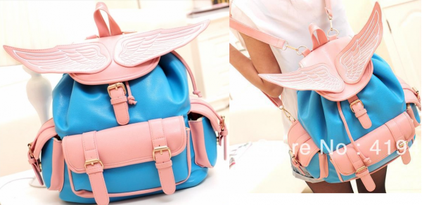 Mochila Asas Azul