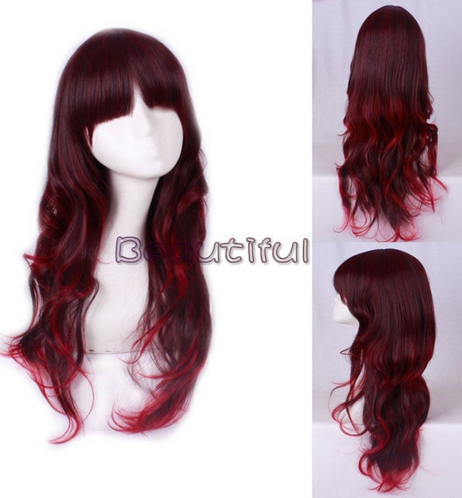 Wig Vermelho Médio 2