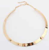 Colar Choque Dourado