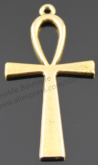 Pingente Cruz Egípcia, Ankh, Ansata Dourado