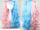 Wig Rosa e Azul Médio 1
