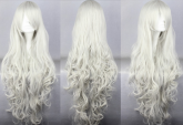 Wig Branco/Cinza Longo 1