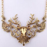 Colar Cervo B Dourado